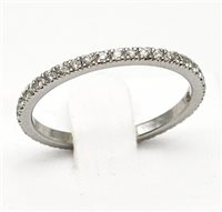 Anello Gioielleria Dossena  Donna in Oro bianco Diamante ANOR-294-253